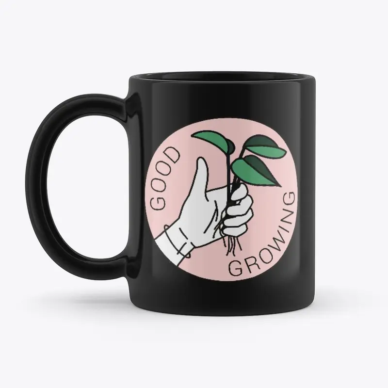 good growing logo mug