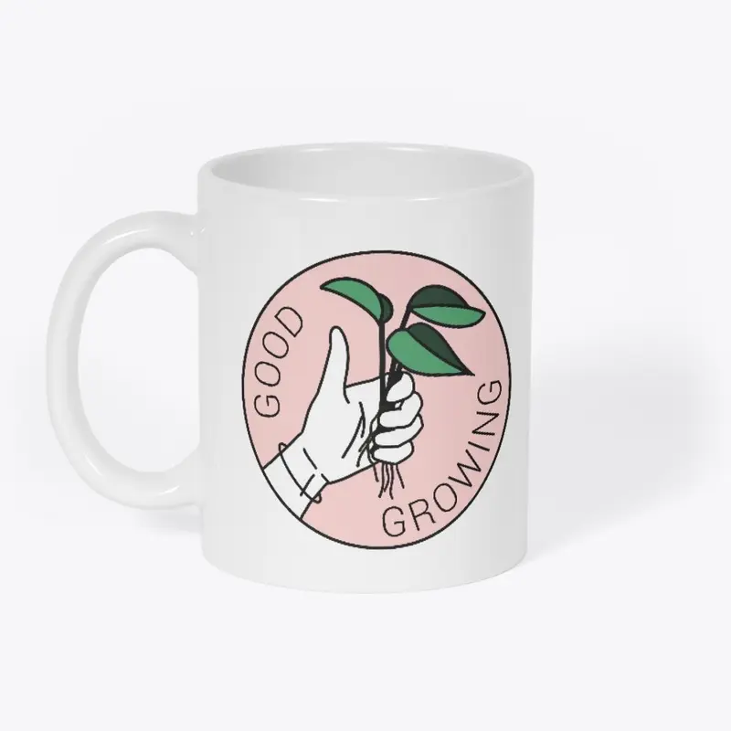 good growing logo mug